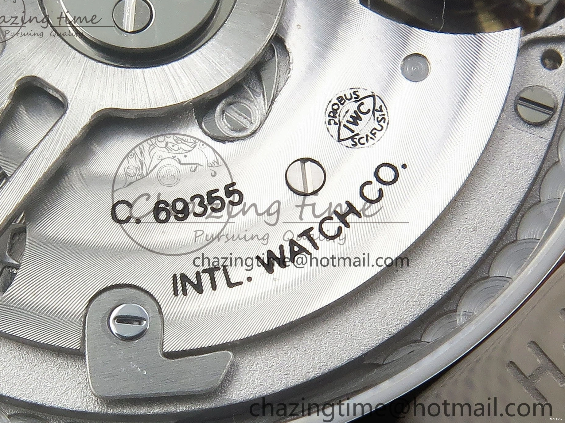 MIROTIME 0123 Portuguese Chrono IW3716 Z+F 1:1 Best Edition Blue Dial on Blue Rubber Strap A UrbanChic 7018